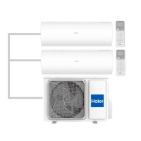 Настенный кондиционер (настенная мульти-сплит система) Haier 2U40S2SM1FA/AS25PS1HRA-M X 2