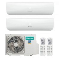 Настенный кондиционер (настенная мульти-сплит система) Hisense AMW2-14U4RGC+AMS-09UW4RMRKB00 x2